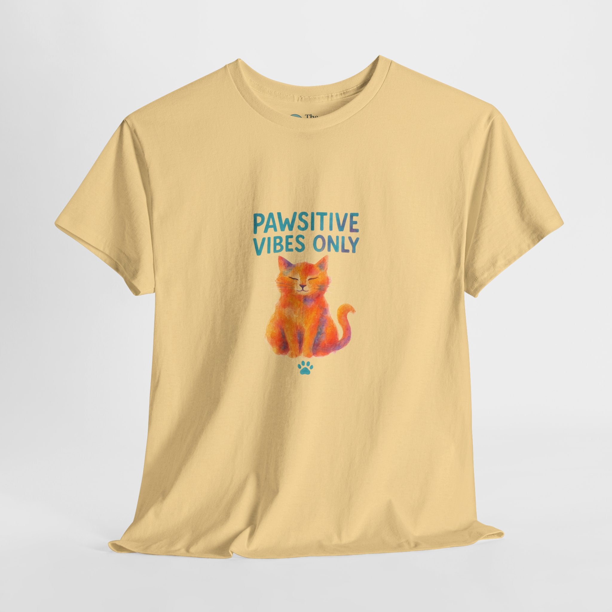 Pawsitive Vibes Only – Cat Comfort Tee