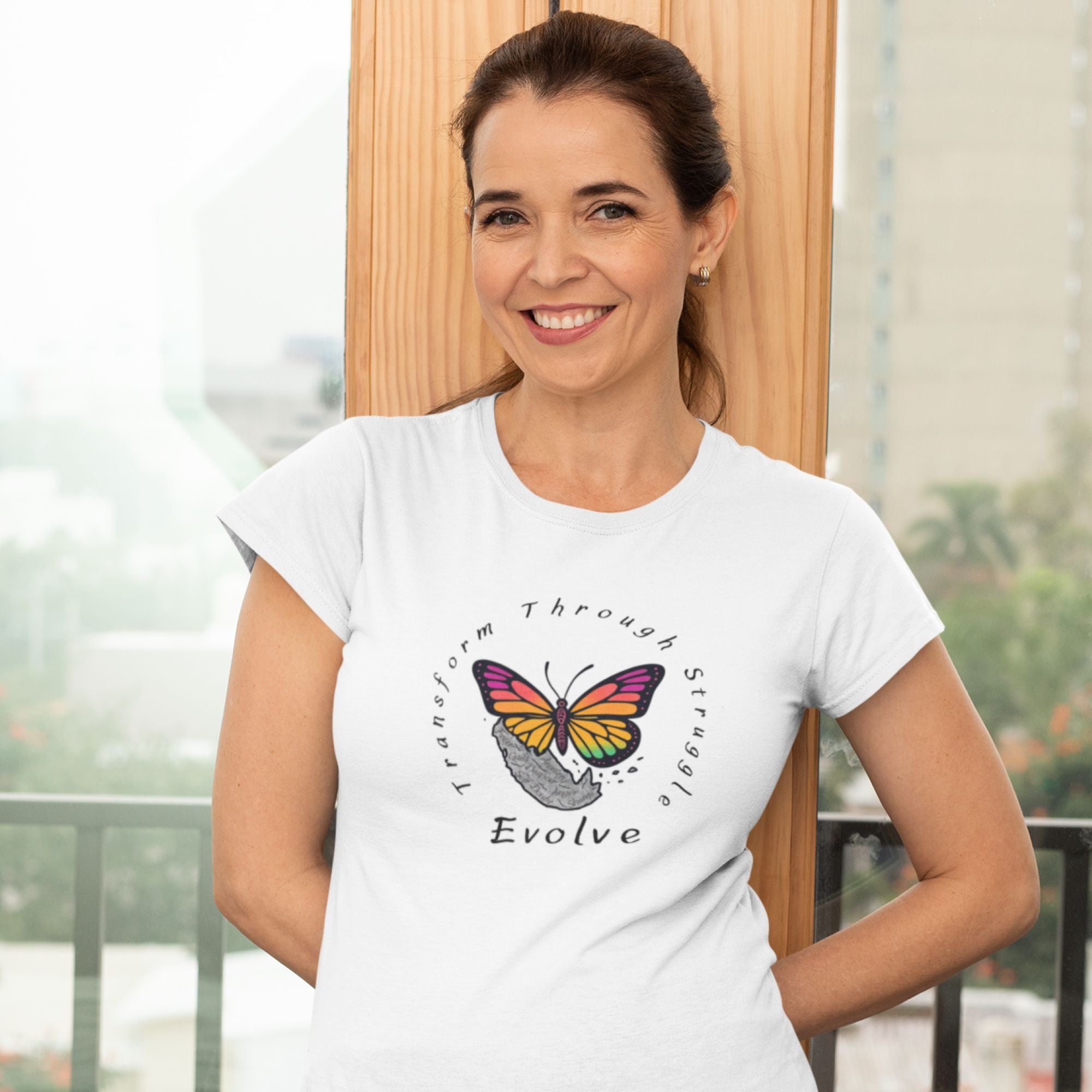 Transform Through Struggle – Evolve Tee