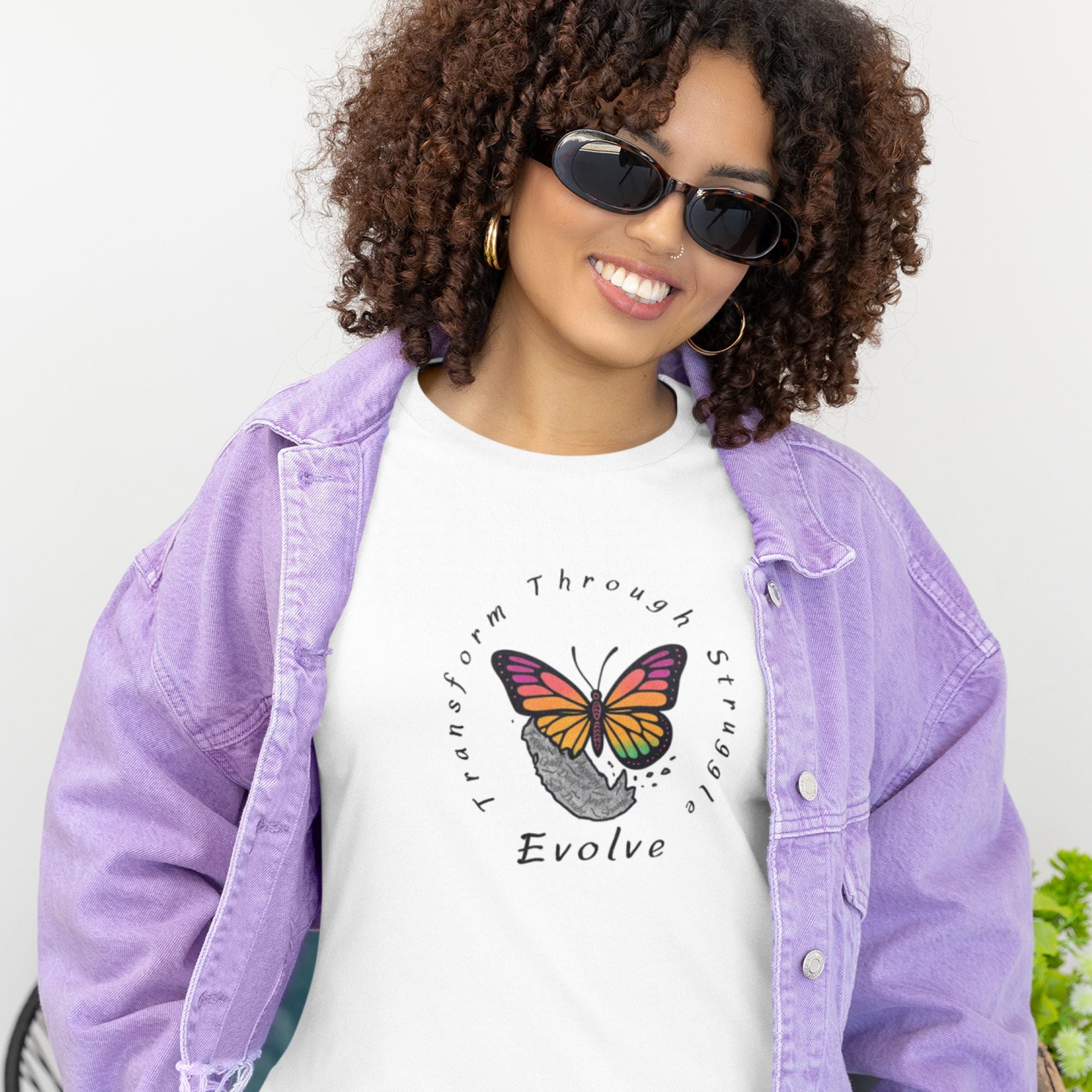 Transform Through Struggle – Evolve Tee
