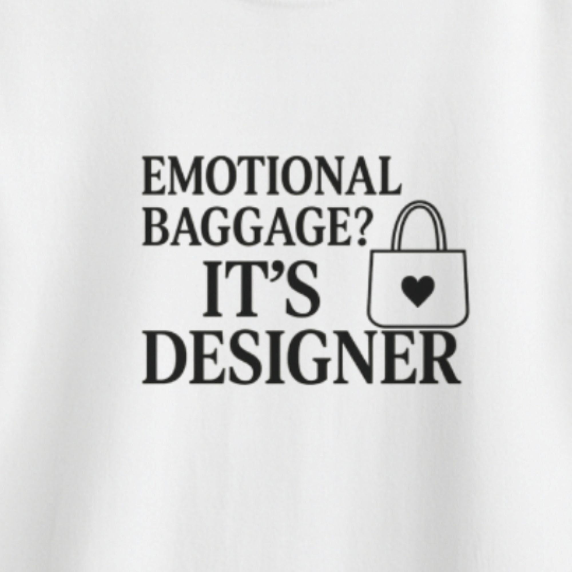 Emotional Baggage? It’s Designer – Humor Tee