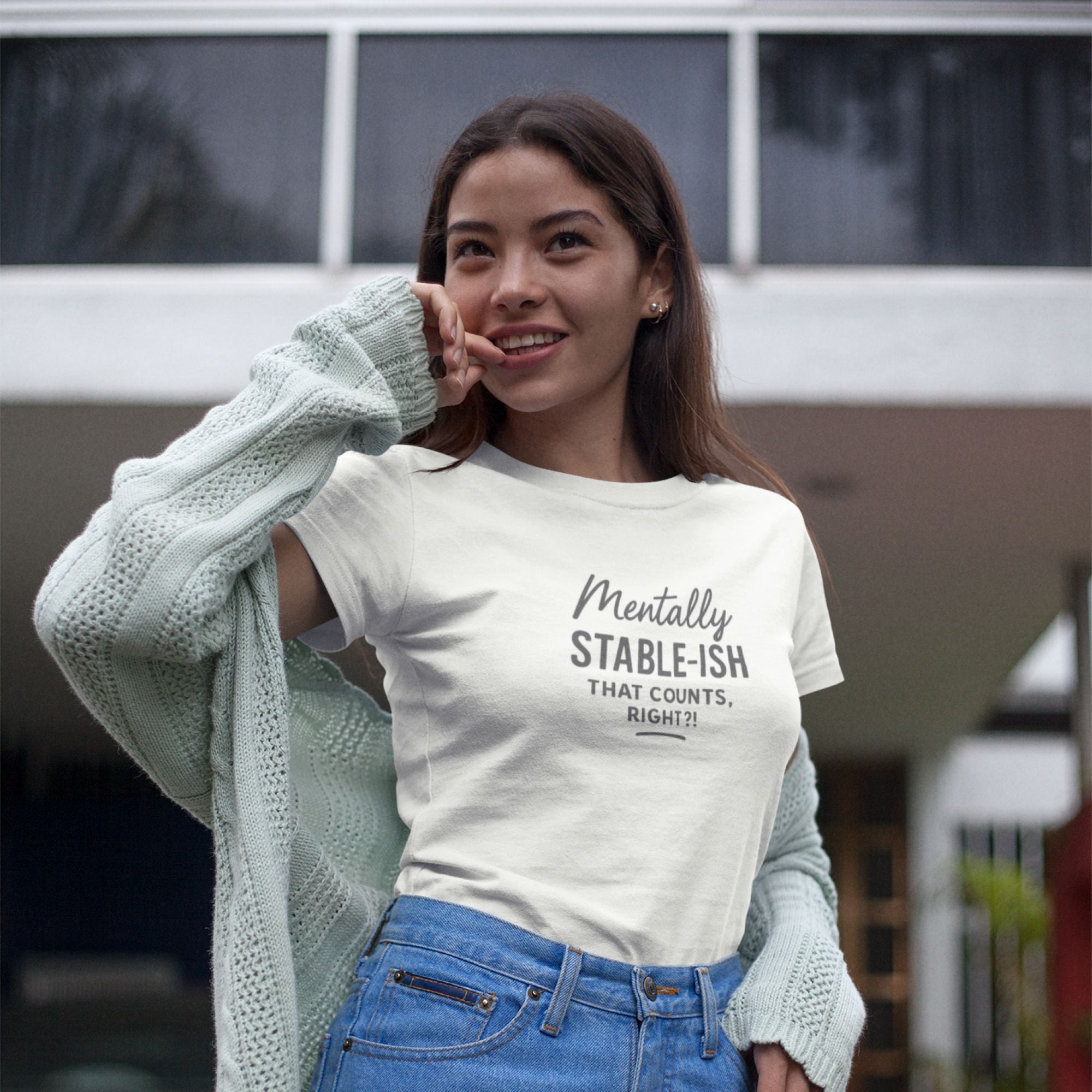 Mentally Stable-Ish – Humor Tee