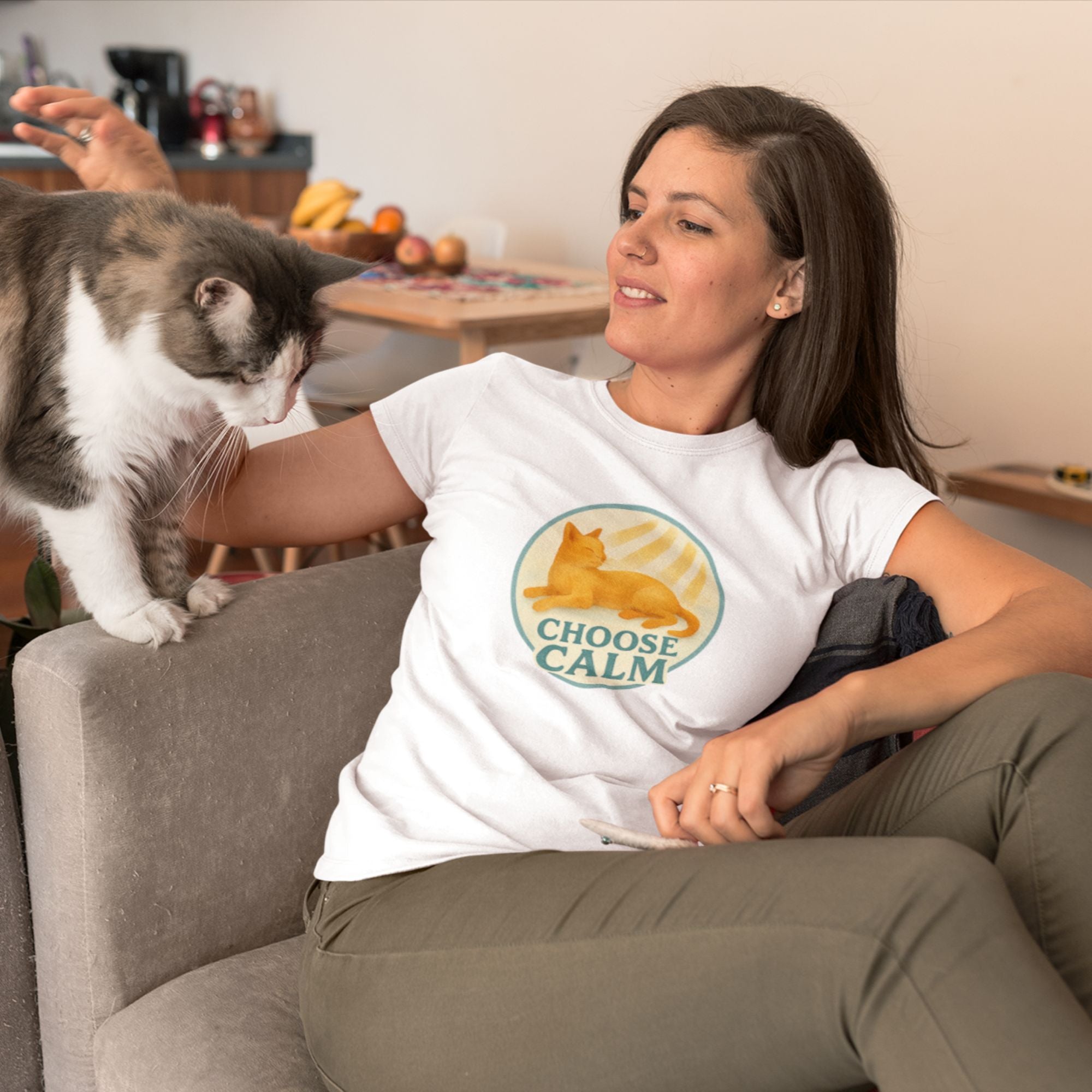 Choose Calm – Serenity Cat Tee