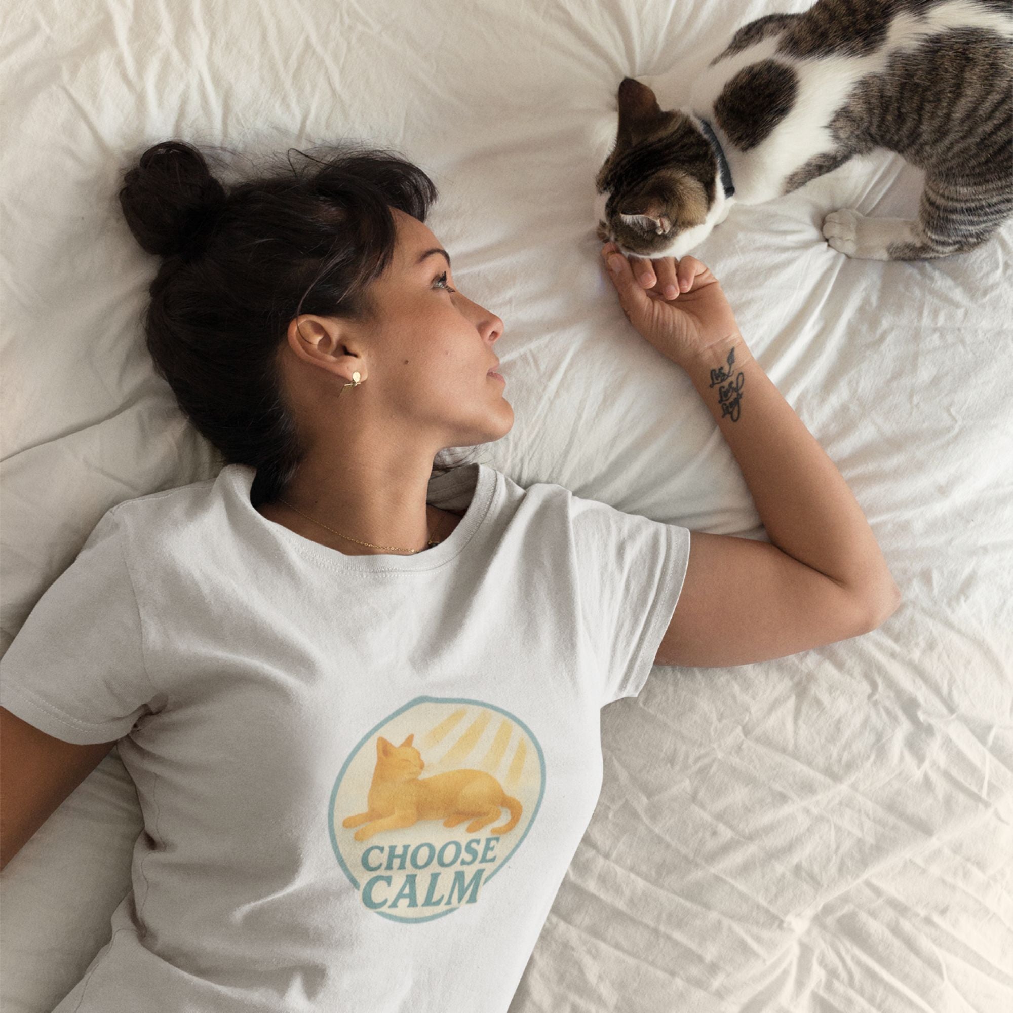 Choose Calm – Serenity Cat Tee