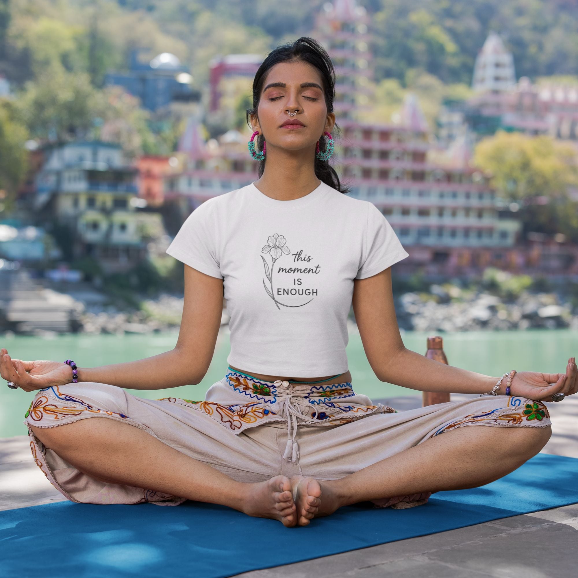 This Moment Is Enough – Mindful Reminder Tee