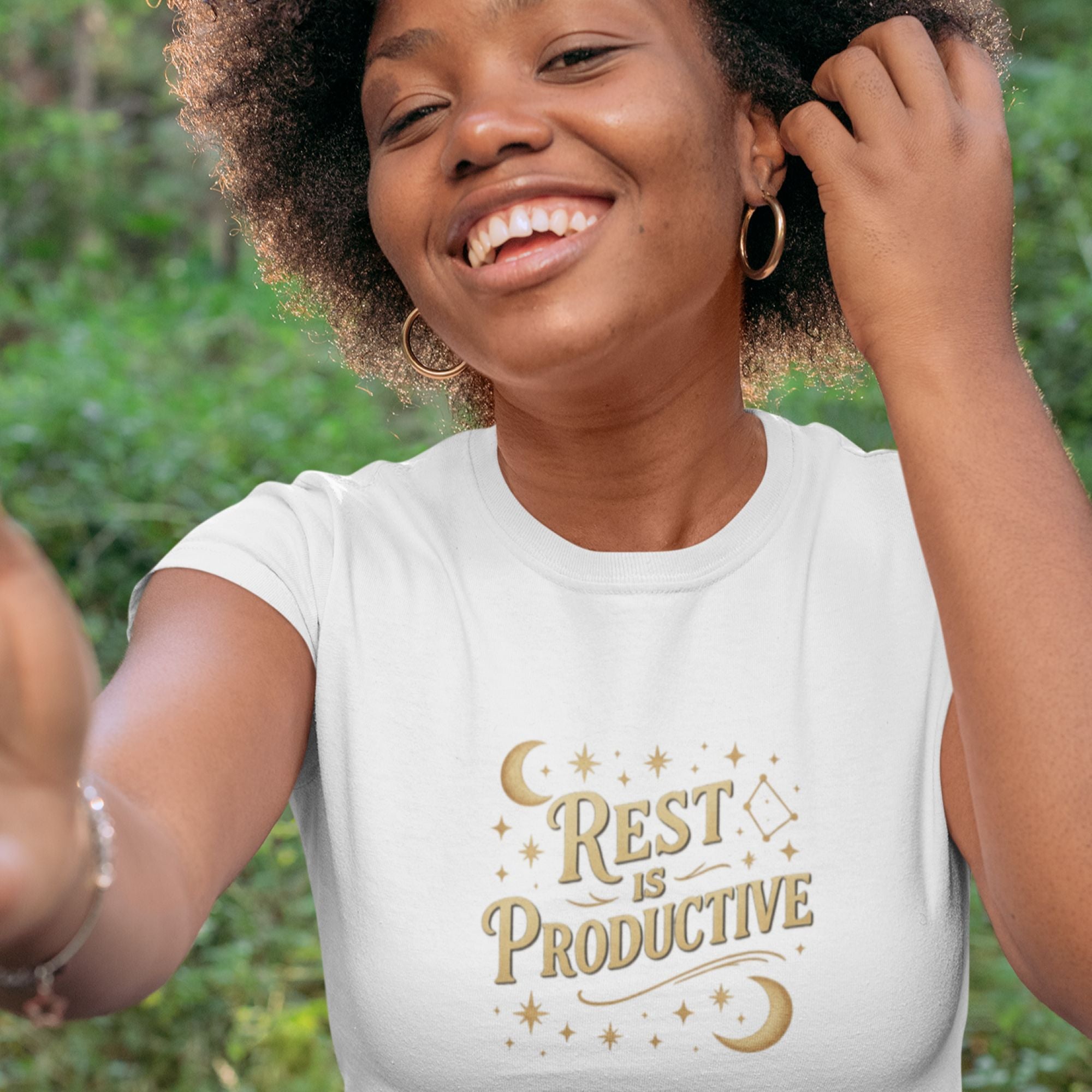 Rest Is Productive - Gentle Reminder Tee