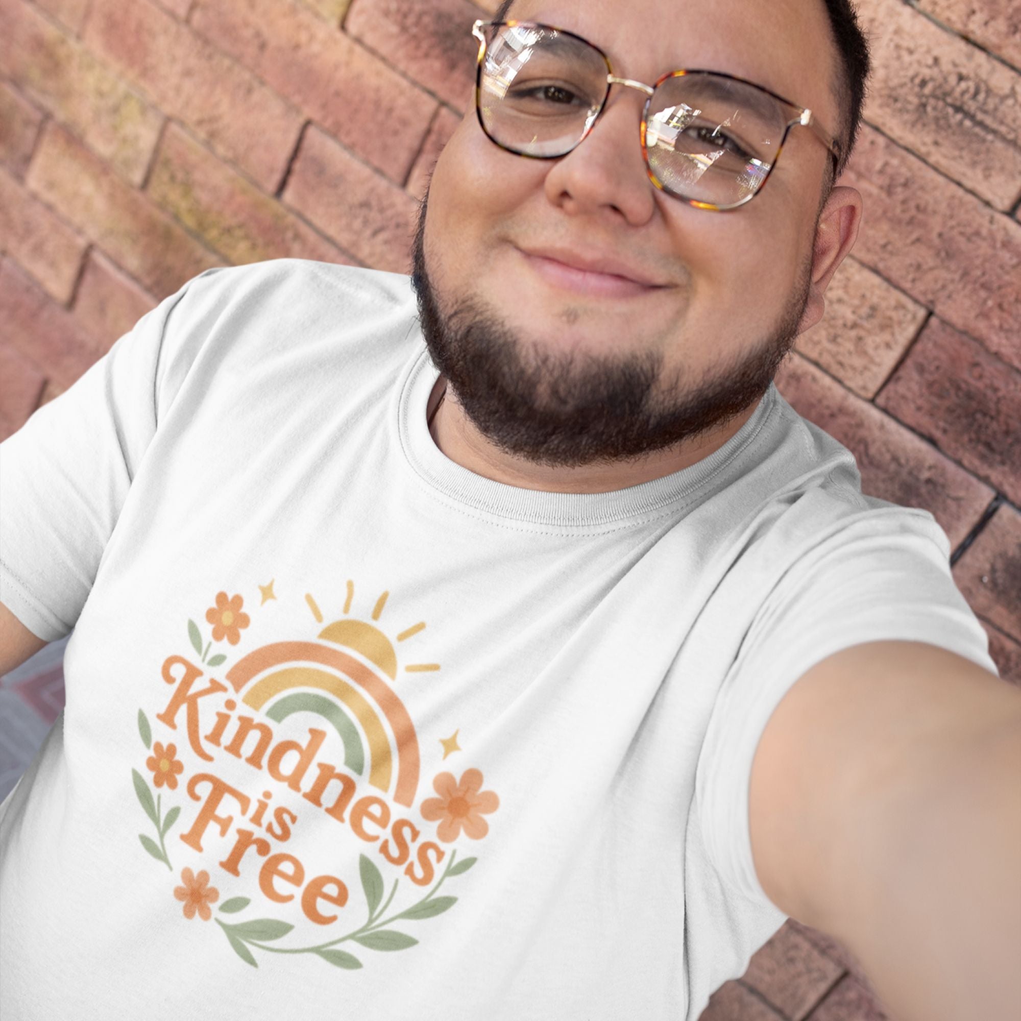 Kindness Is Free – Retro Sunshine Tee