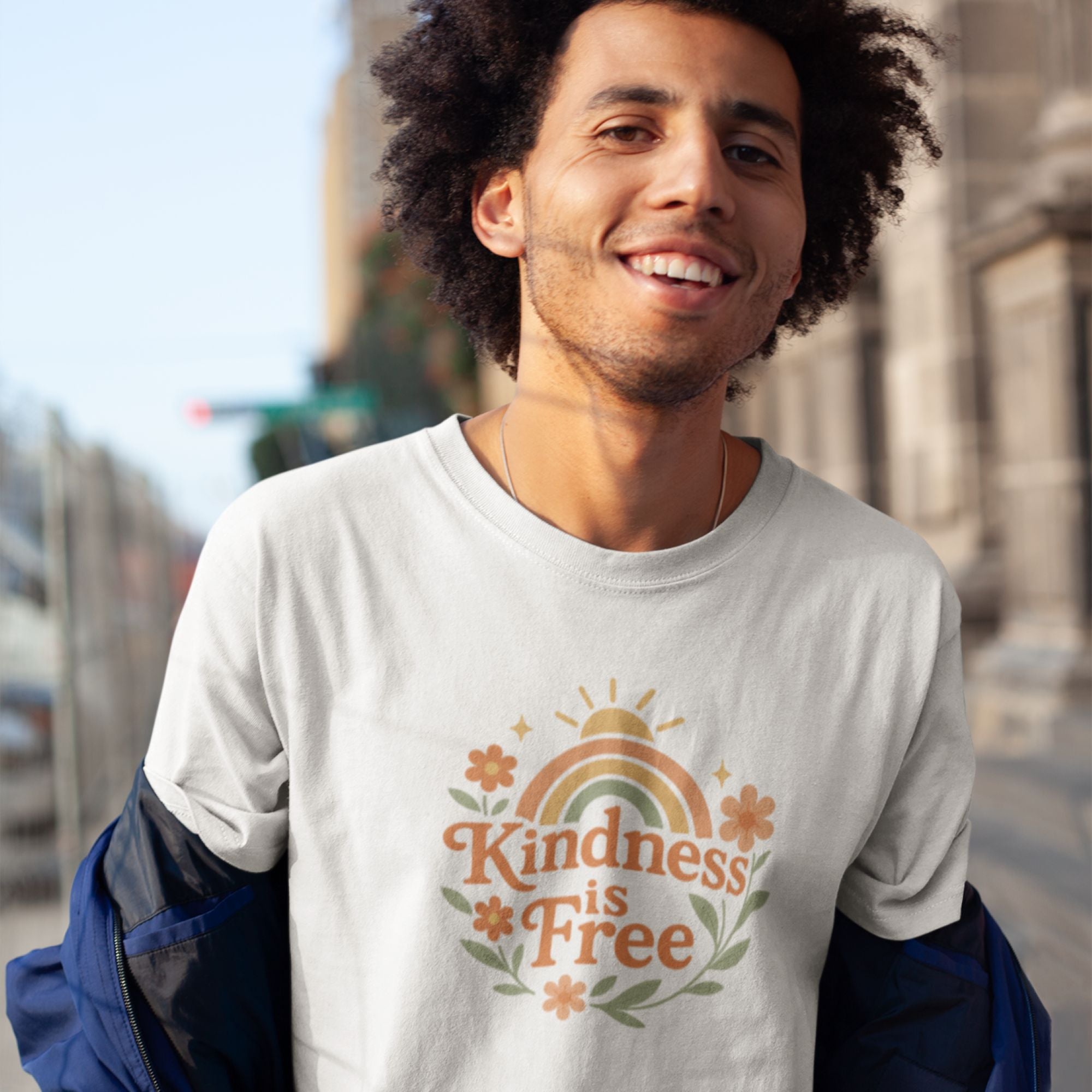 Kindness Is Free – Retro Sunshine Tee