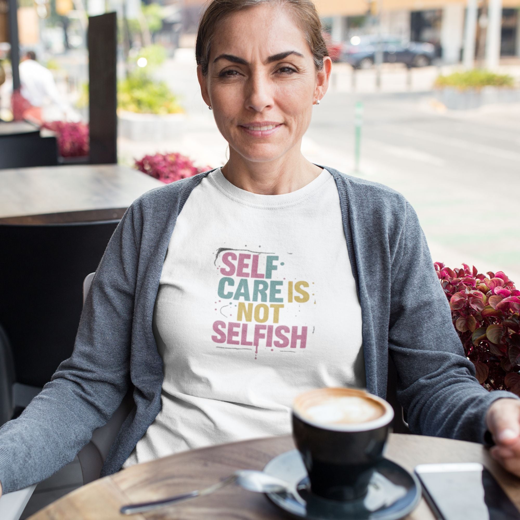 Self-Care Is Not Selfish – Bold Reminder Tee