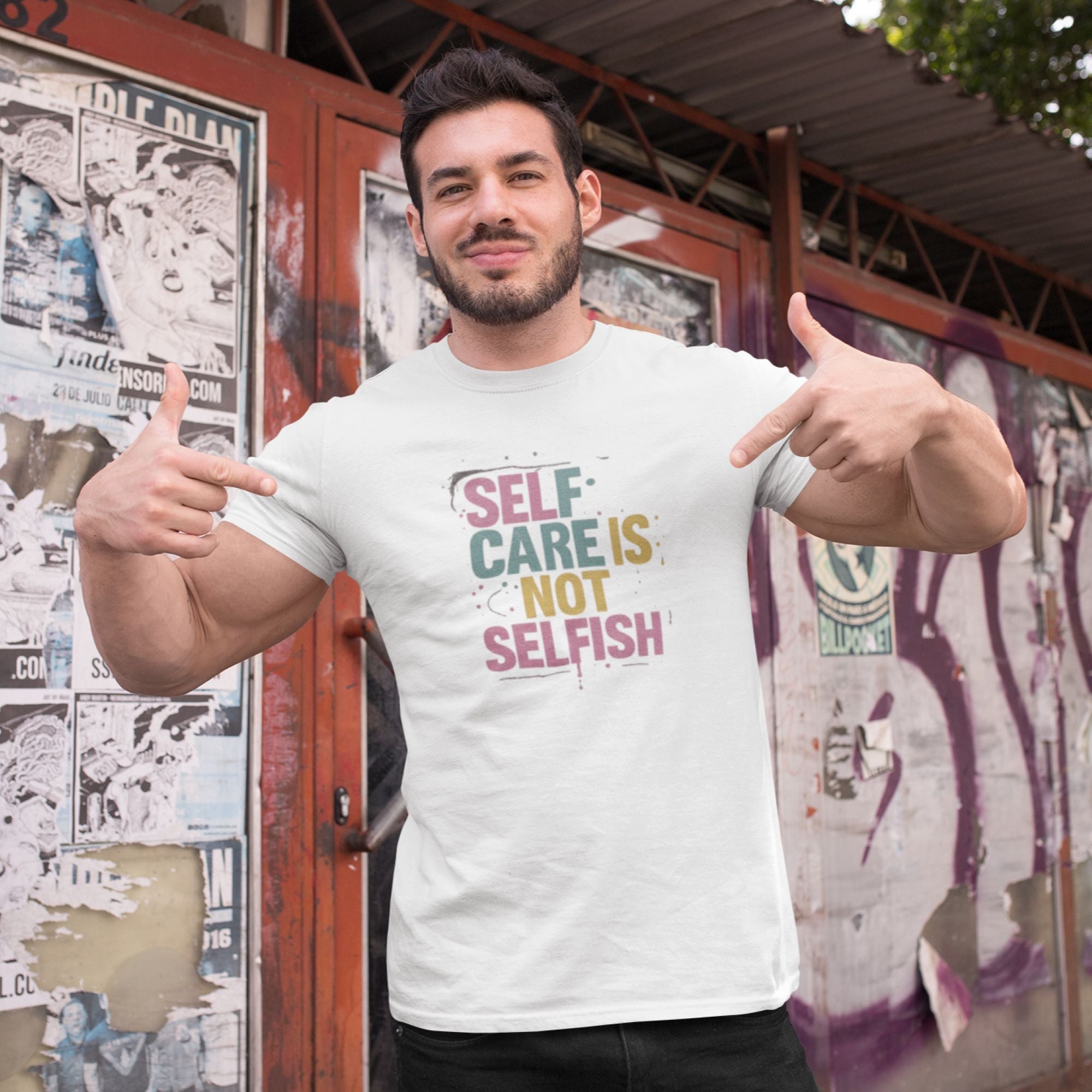 Self-Care Is Not Selfish – Bold Reminder Tee