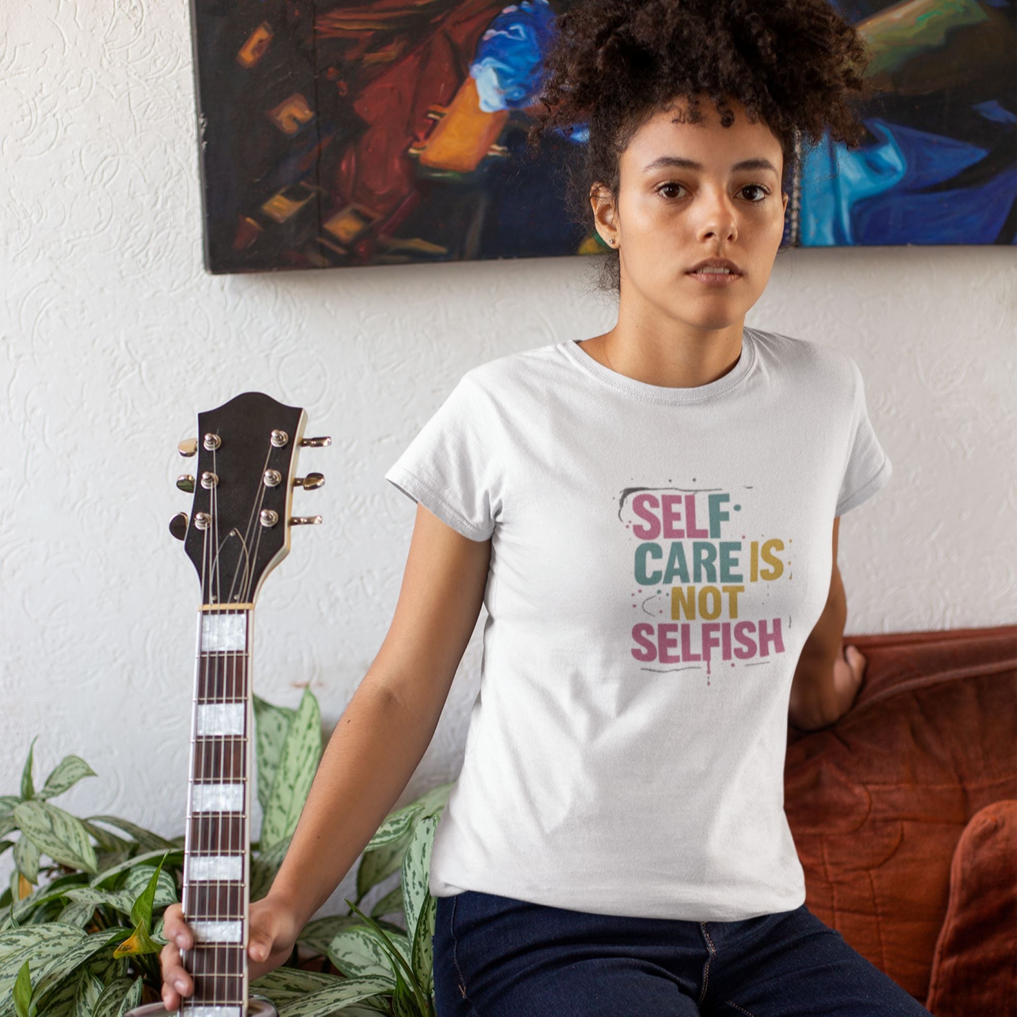Self-Care Is Not Selfish – Bold Reminder Tee