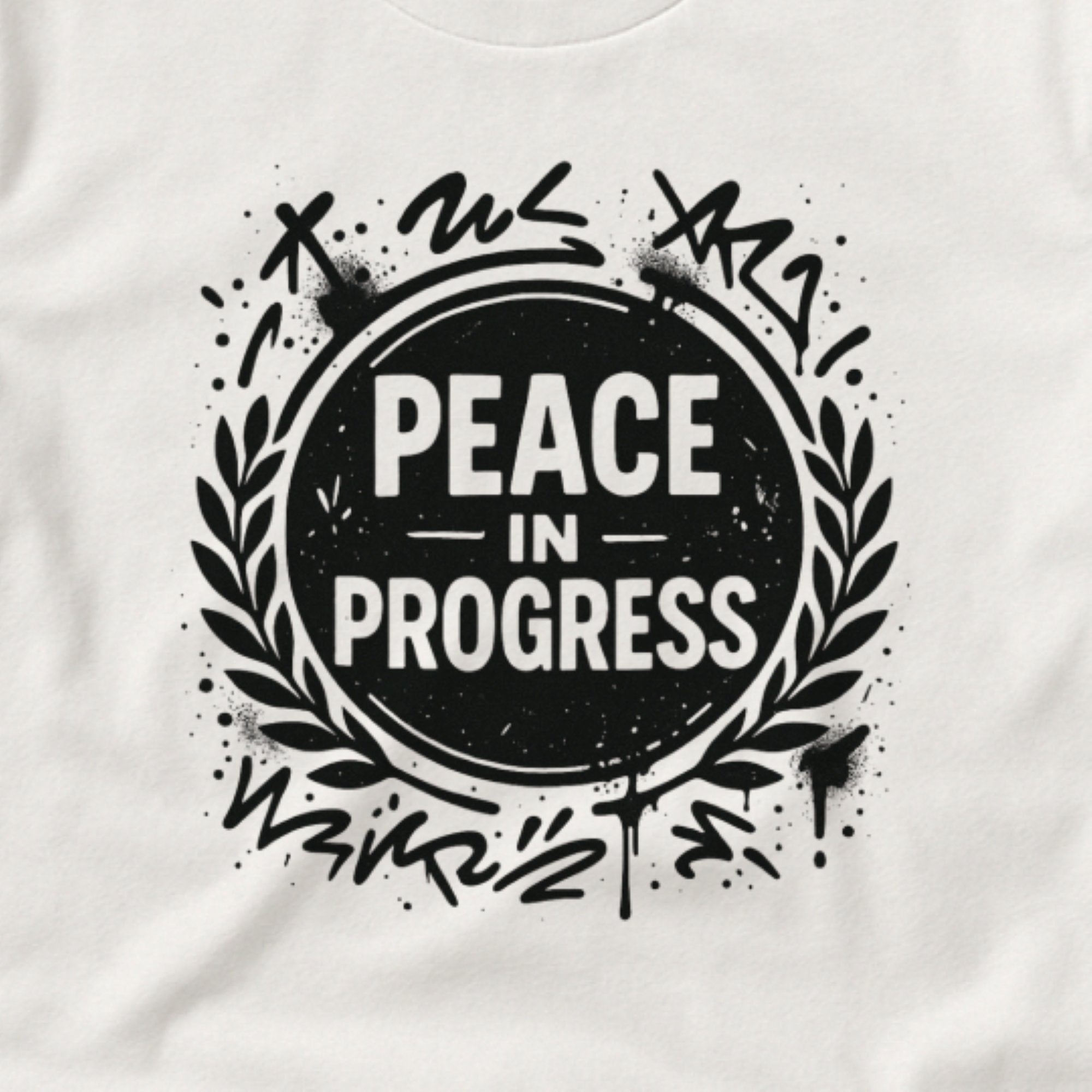 Peace in Progress – Mindful Growth Tee