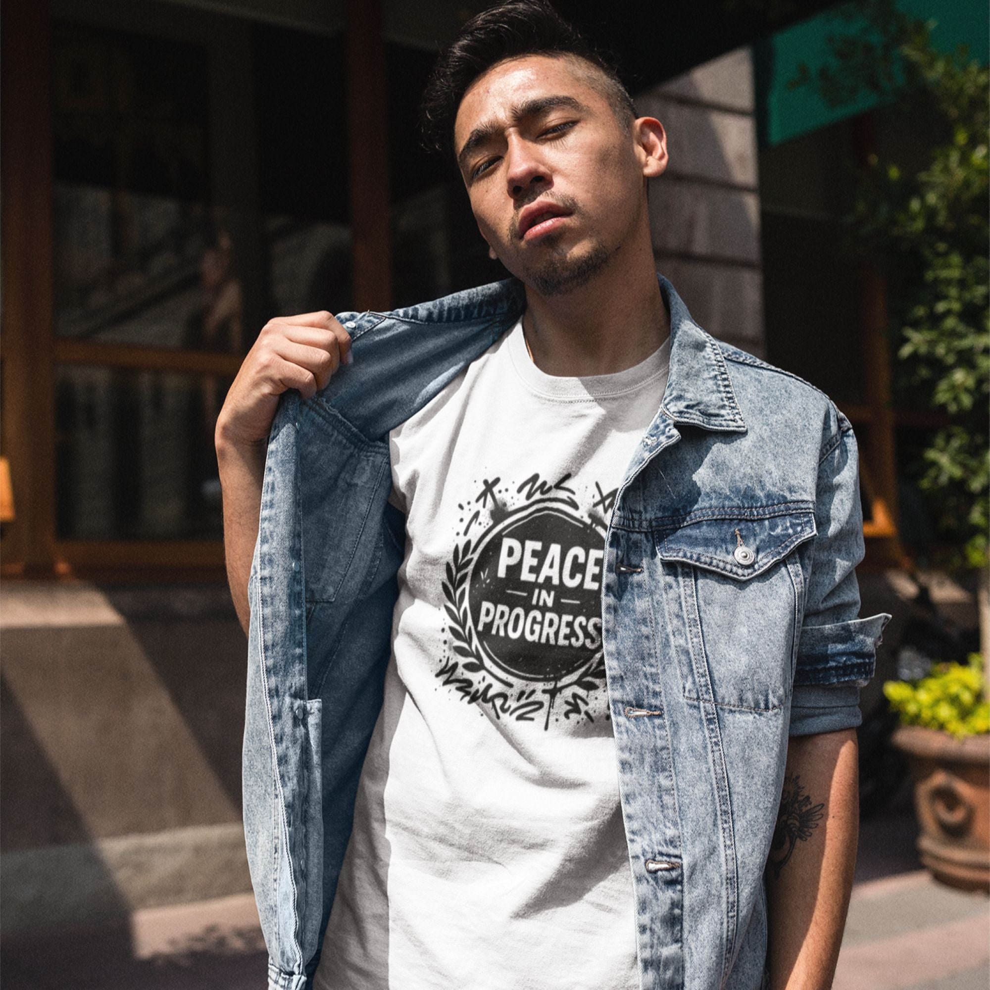 Peace in Progress – Mindful Growth Tee
