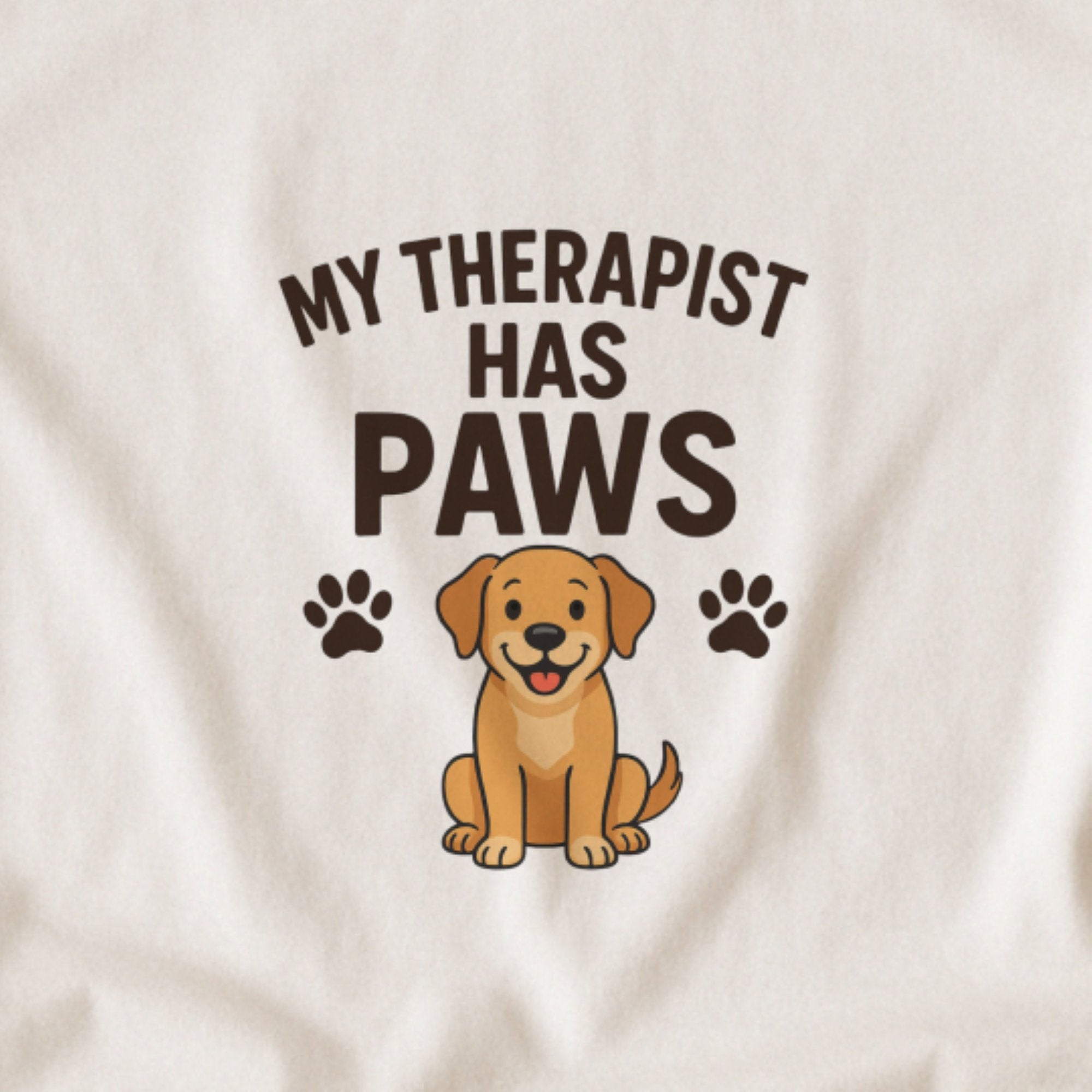 My Therapist Has Paws – Dog Comfort Tee