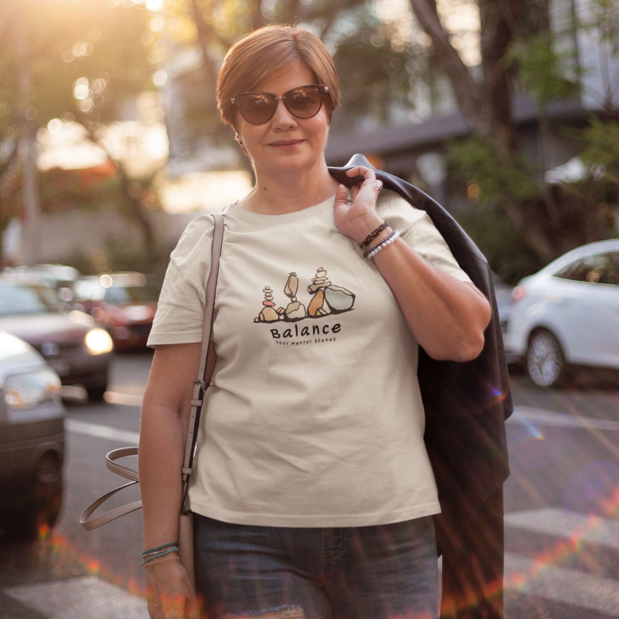 Balance – Stacked Stones Tee