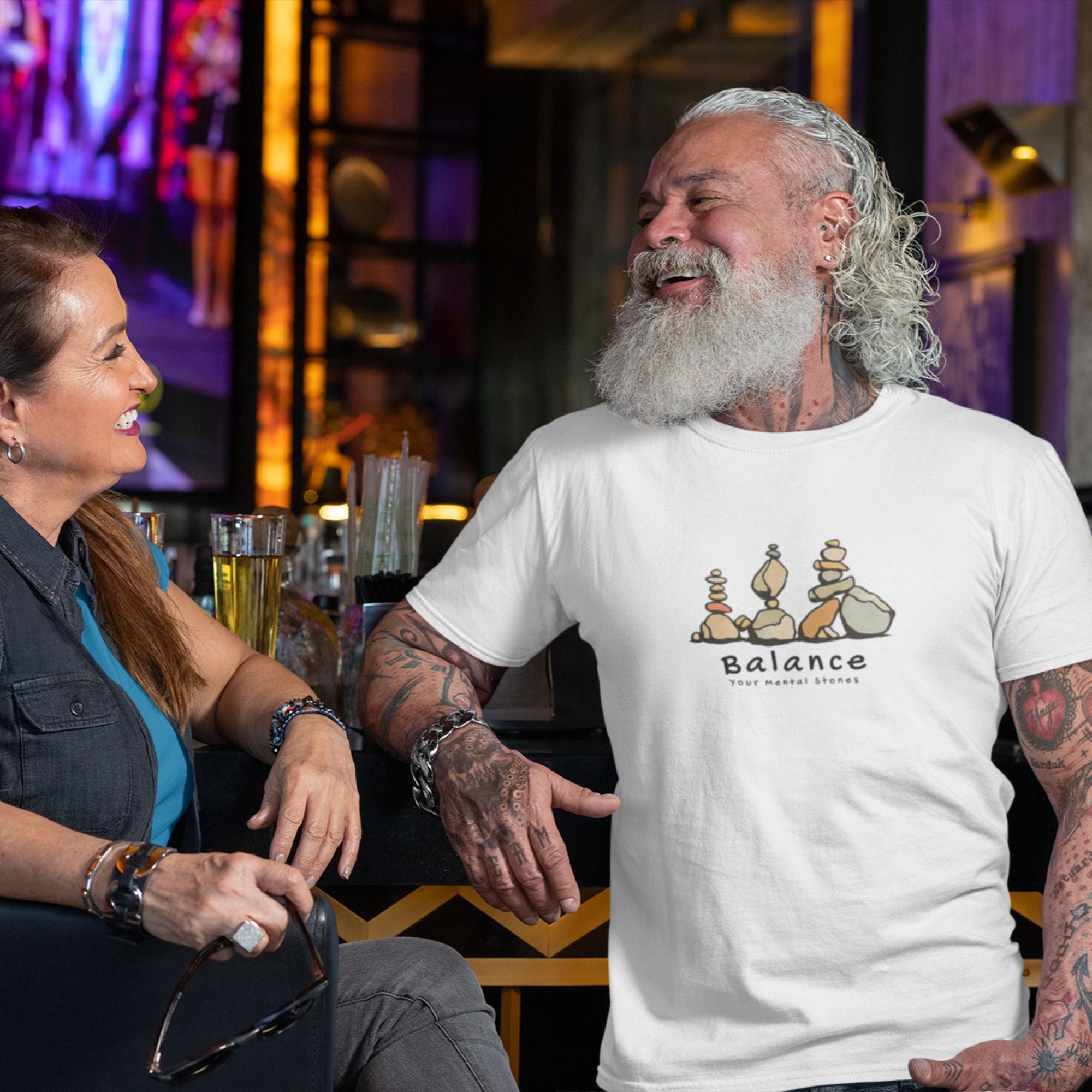 Balance – Stacked Stones Tee