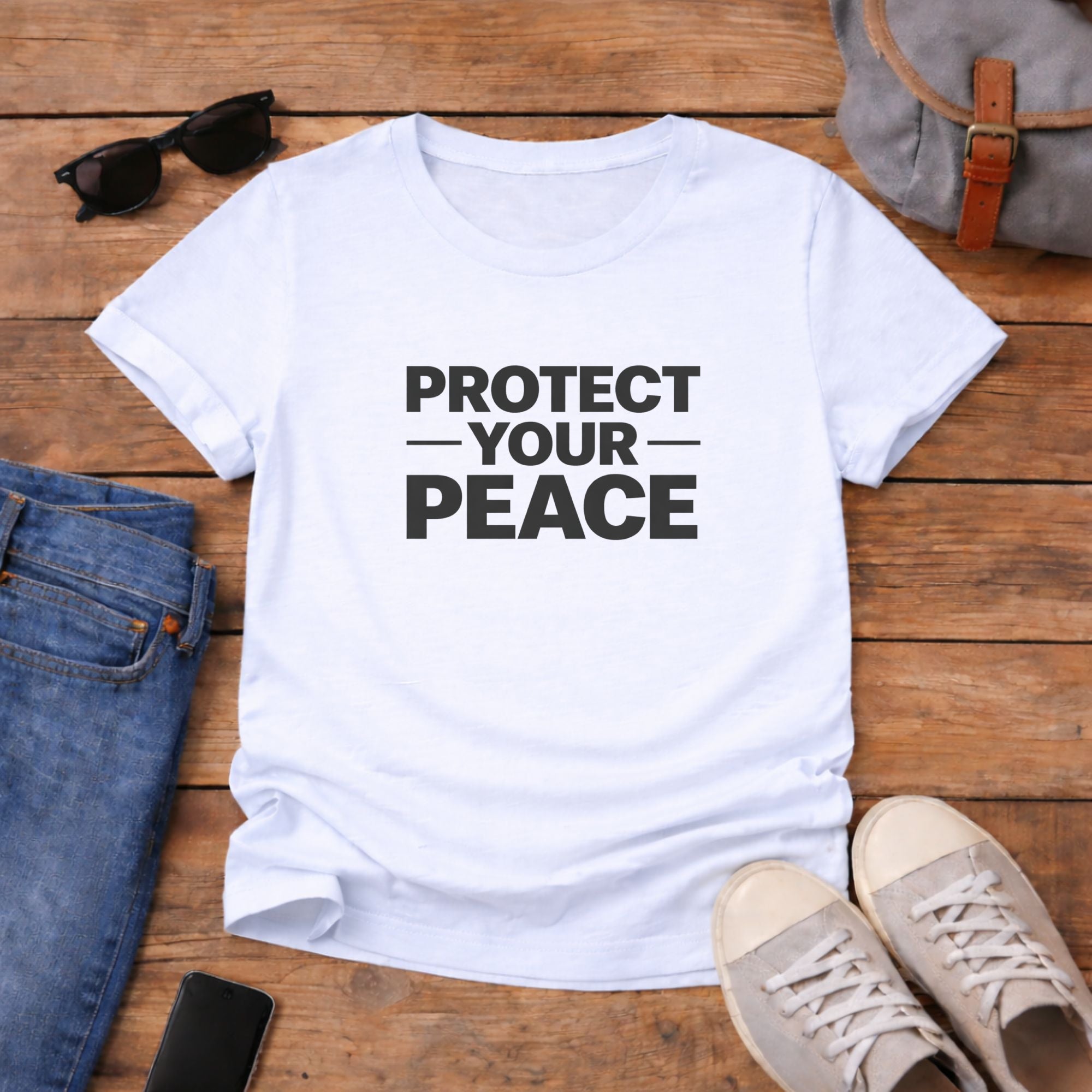 Protect Your Peace - Calm Reminder Tee