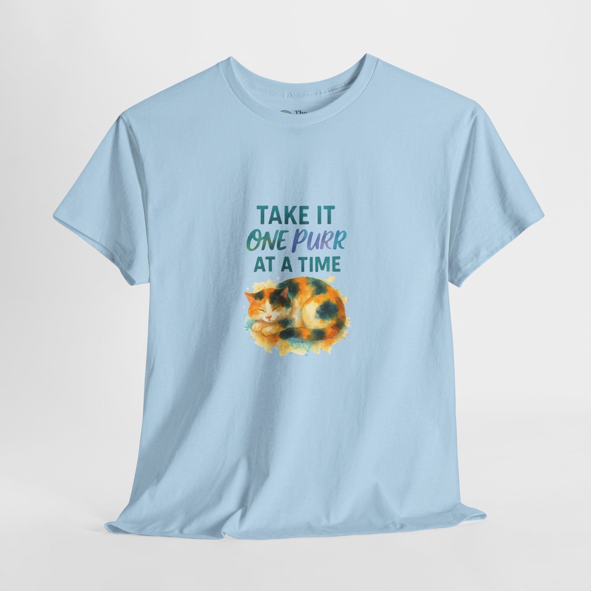 One Purr at a Time – Cat Encouragement Tee