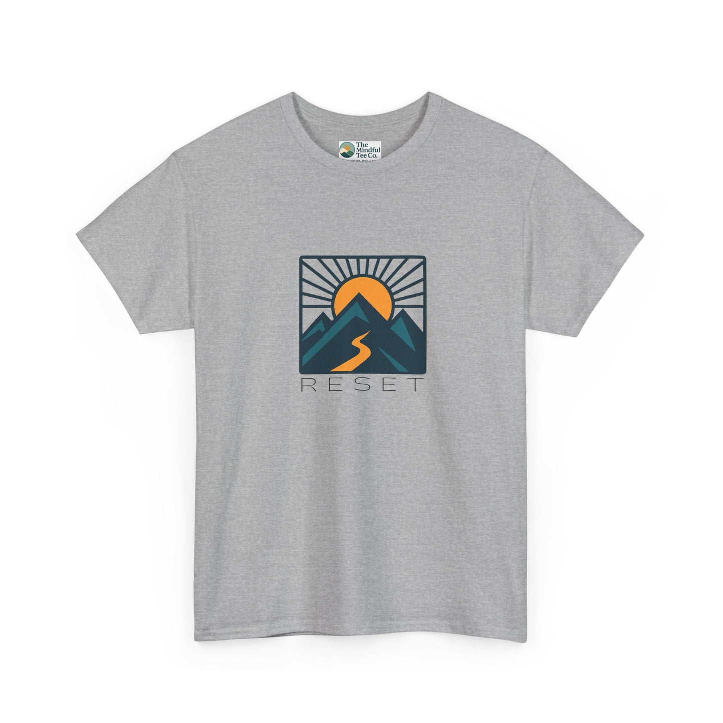 RESET T-Shirt – Motivational Sunrise Tee