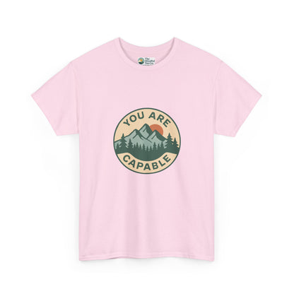 You Are Capable T-Shirt – Motivational Mountain Tee