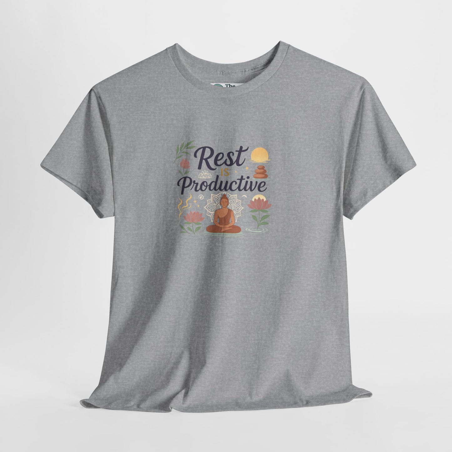 Rest Is Productive T-Shirt – Mindfulness & Meditation Tee