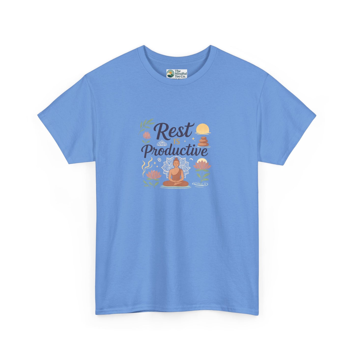 Rest Is Productive T-Shirt – Mindfulness & Meditation Tee