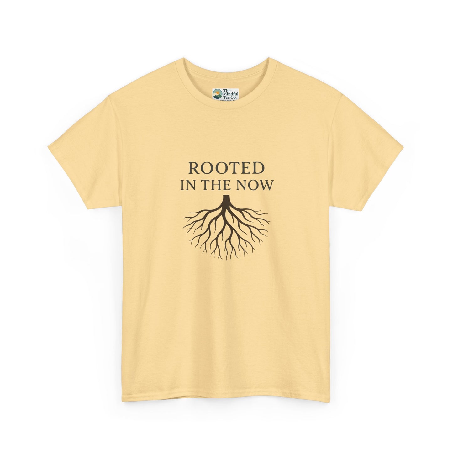 Rooted in the Now T-Shirt – Mindfulness & Grounding Tee