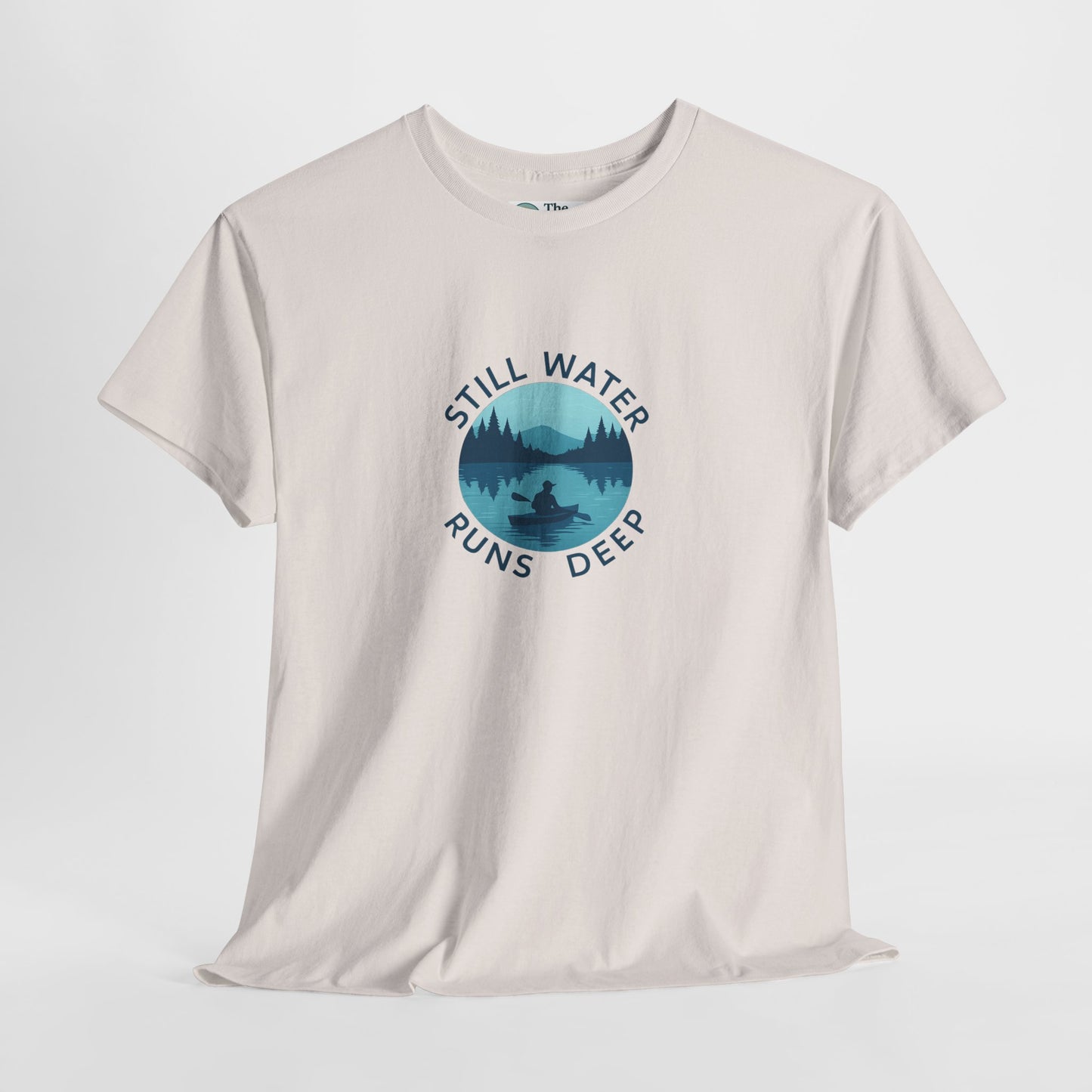Still Water Runs Deep T-Shirt – Lake Reflection Mental Health Tee