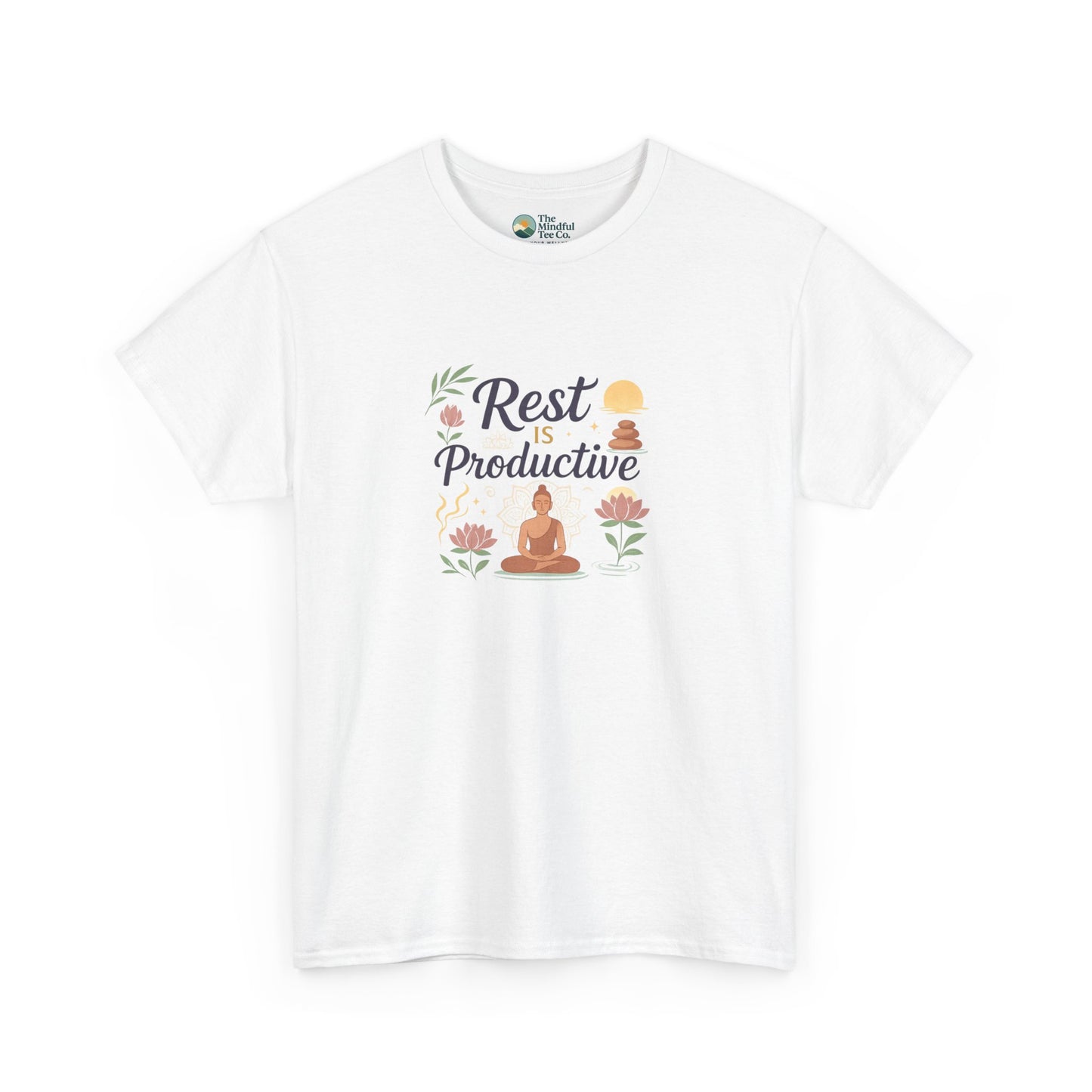 Rest Is Productive T-Shirt – Mindfulness & Meditation Tee