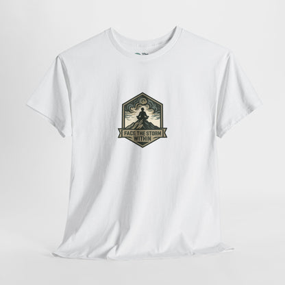 Face the Storm Within T-Shirt – Military Mental Strength Tee