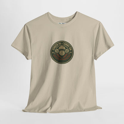 Check In, Carry On T-Shirt - Military Mental Health Tee