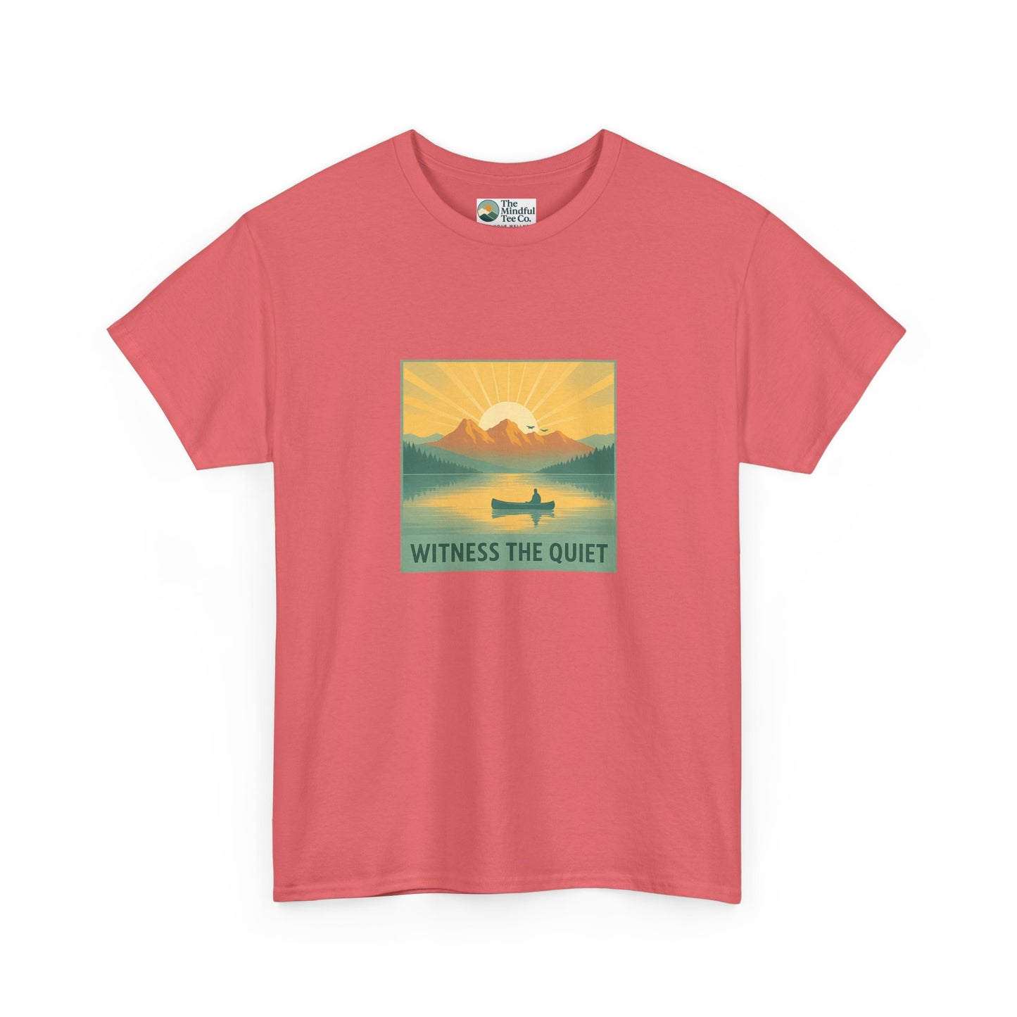 Witness the Quiet Canoe T-Shirt – Nature Mindfulness  Tee