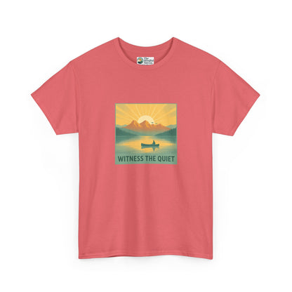 Witness the Quiet Canoe T-Shirt – Nature Mindfulness  Tee
