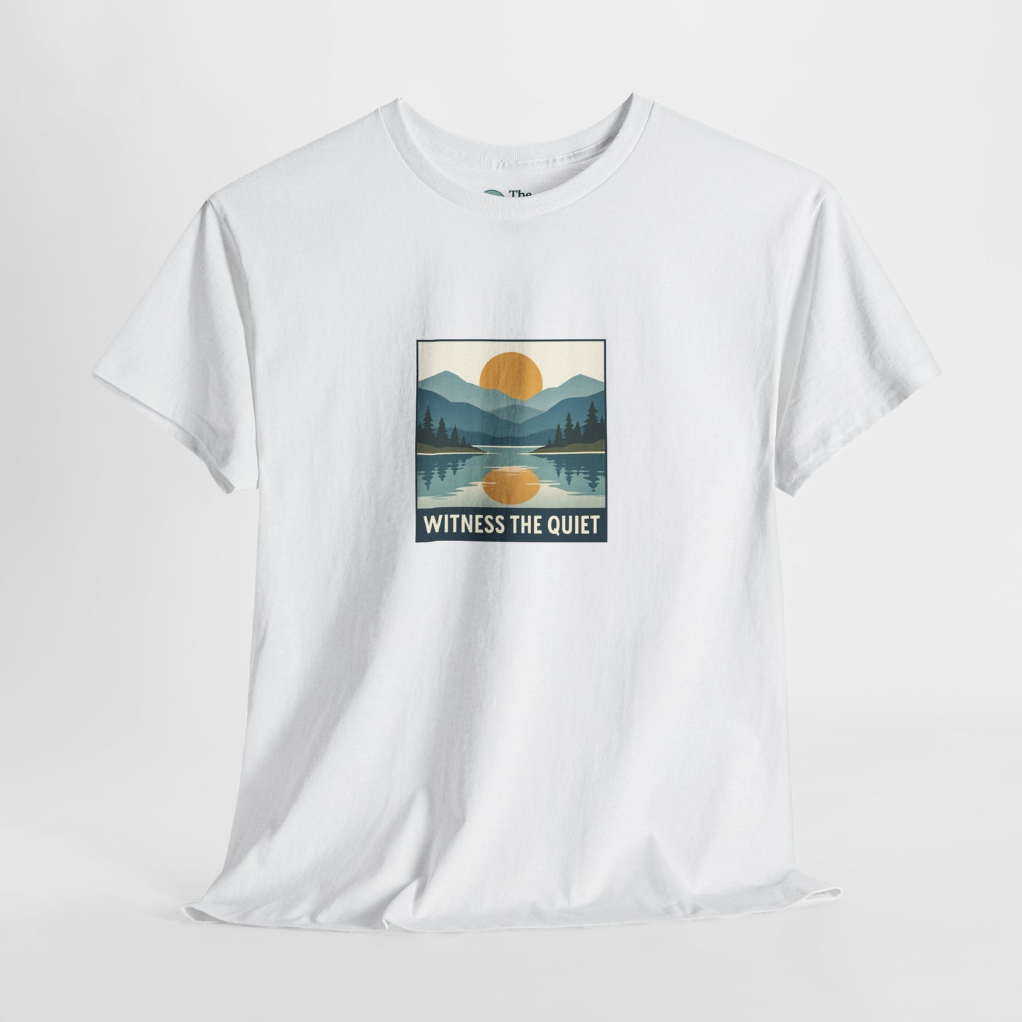 Witness the Quiet T-Shirt - Nature Mindfulness Sunset  Tee