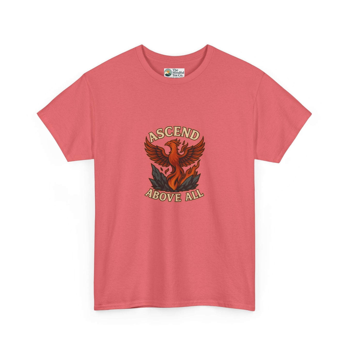 Ascend Above All T-Shirt – Phoenix Rising Strength Design