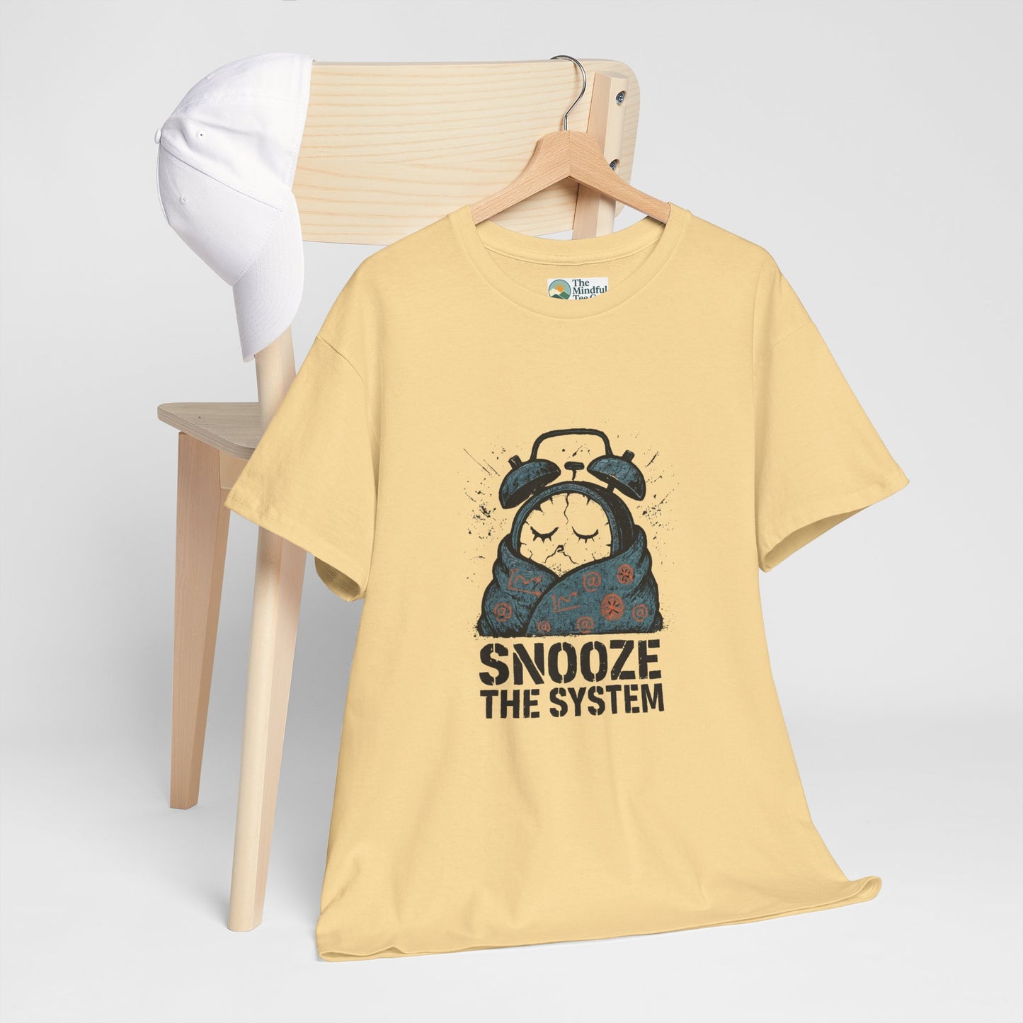 Snooze the System T-Shirt – Anti-Hustle Graphic Tee