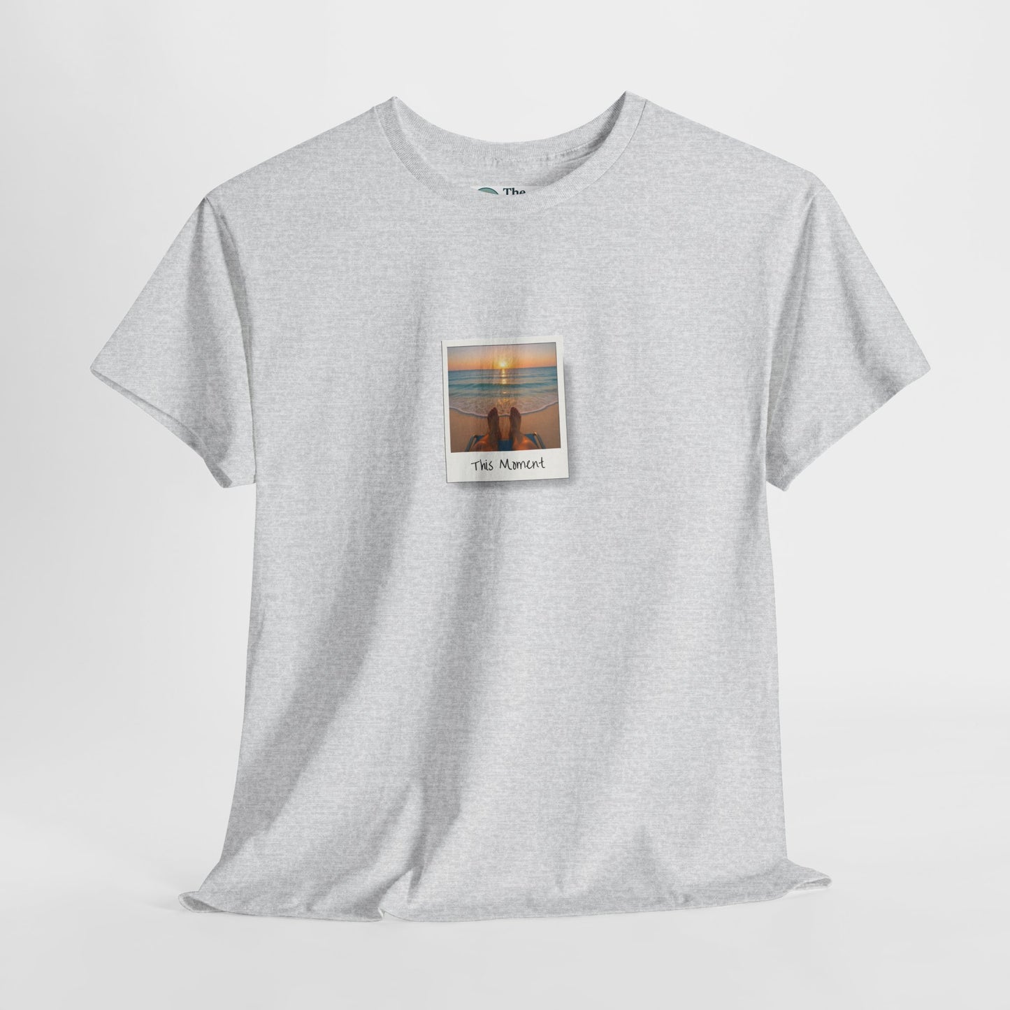 This Moment T-Shirt - Ocean Sunset Mindfulness Tee