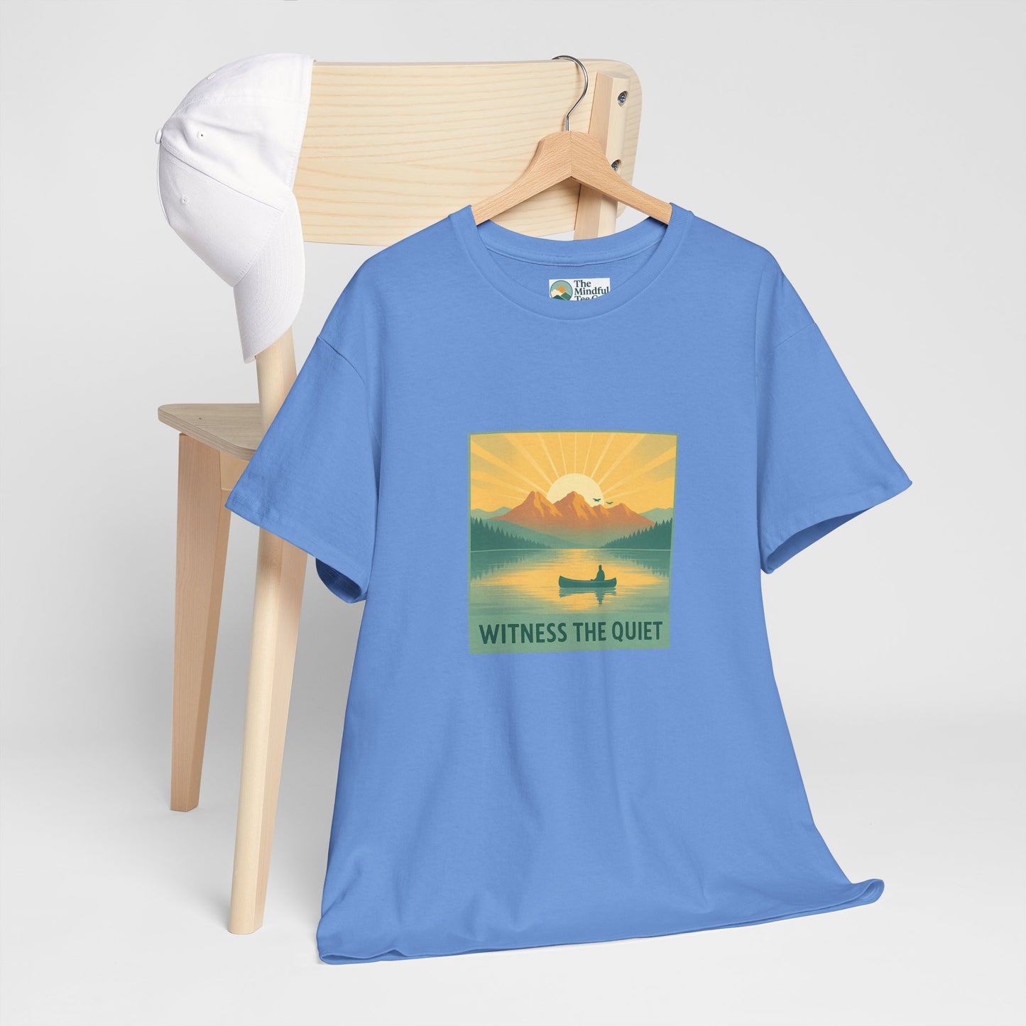 Witness the Quiet Canoe T-Shirt – Nature Mindfulness  Tee