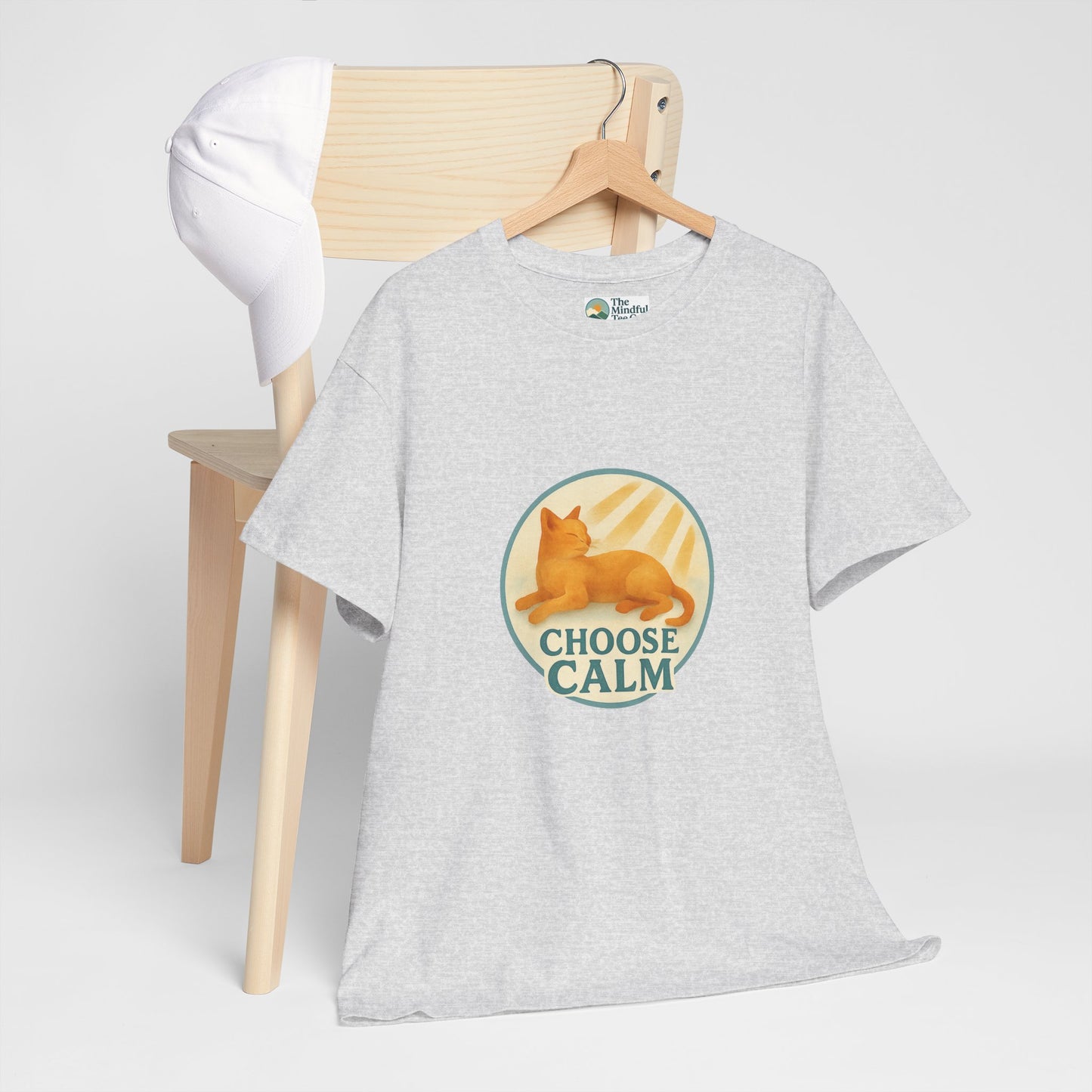 Choose Calm T-Shirt – Relaxing Cat Tee