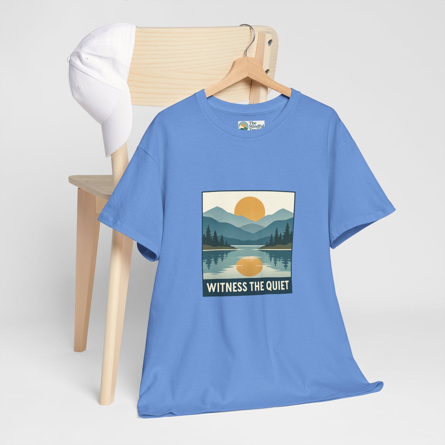 Witness the Quiet Sunset T-Shirt - Reflection Mindfulness Tee