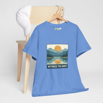 Witness the Quiet Sunset T-Shirt - Reflection Mindfulness Tee