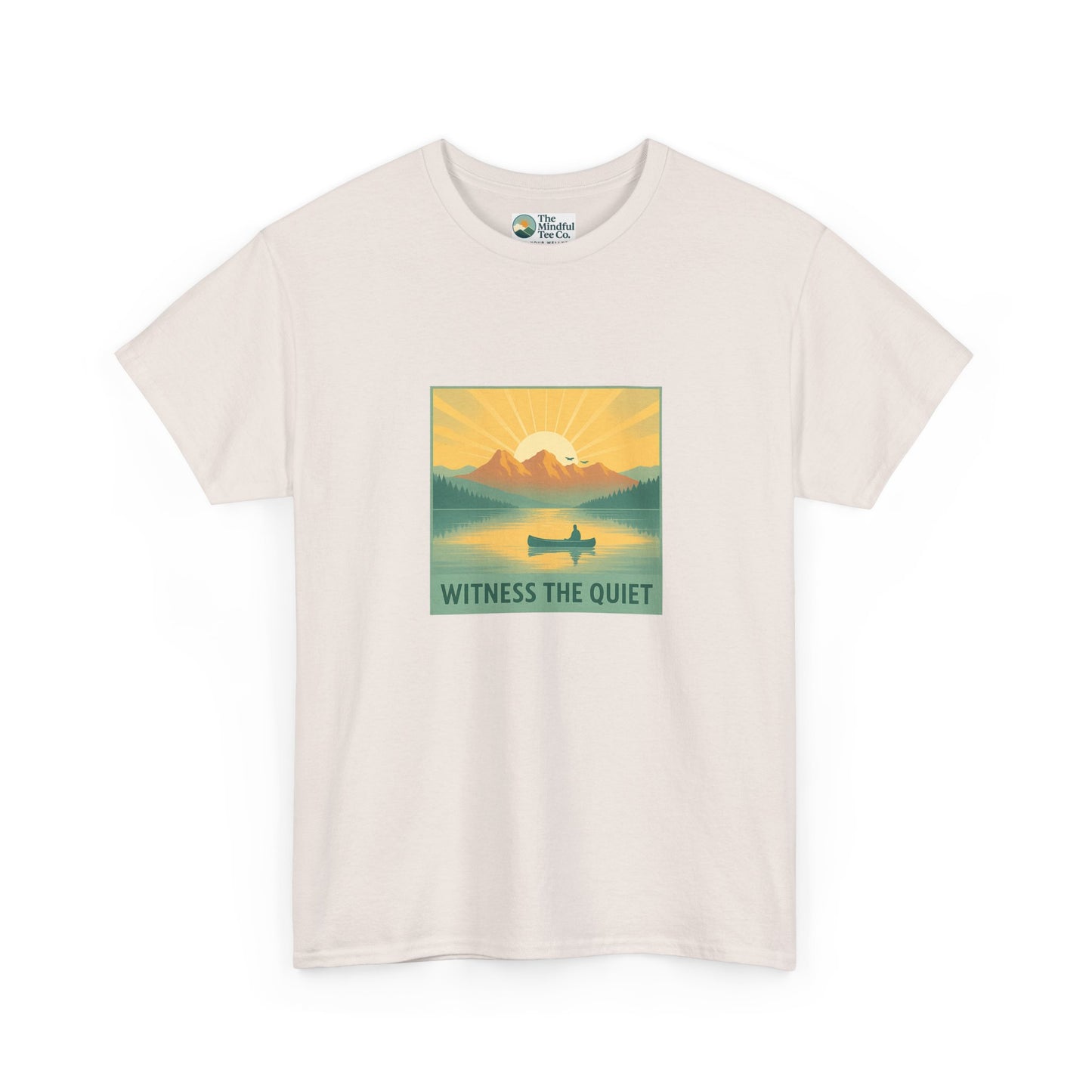 Witness the Quiet Canoe T-Shirt – Nature Mindfulness  Tee