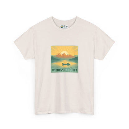 Witness the Quiet Canoe T-Shirt – Nature Mindfulness  Tee