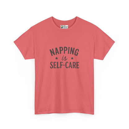 Napping Is Self-Care T-Shirt – Funny Mental Health Tee