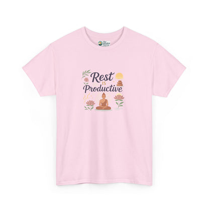 Rest Is Productive T-Shirt – Mindfulness & Meditation Tee