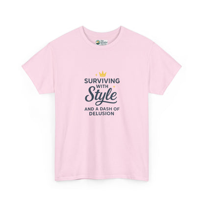 Surviving with Style T-Shirt – Mental Health & Self-Care Tee