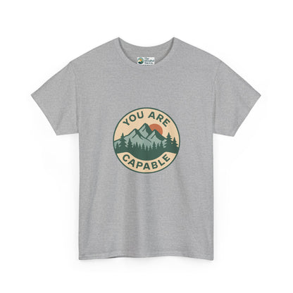 You Are Capable T-Shirt – Motivational Mountain Tee