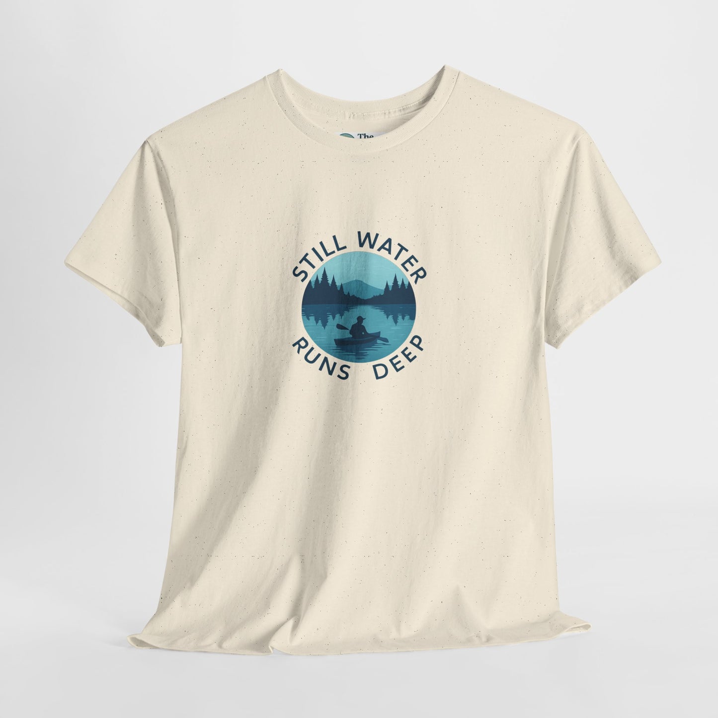 Still Water Runs Deep T-Shirt – Lake Reflection Mental Health Tee