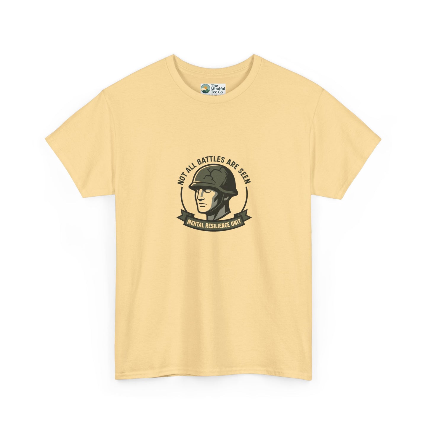 Not All Battles Are Seen T-Shirt – Military Strength & Awareness  Tee