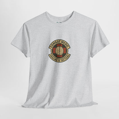 Combat Medic T-Shirt – Healing Is Tactical Graphic Tee