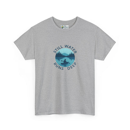 Still Water Runs Deep T-Shirt – Lake Reflection Mental Health Tee